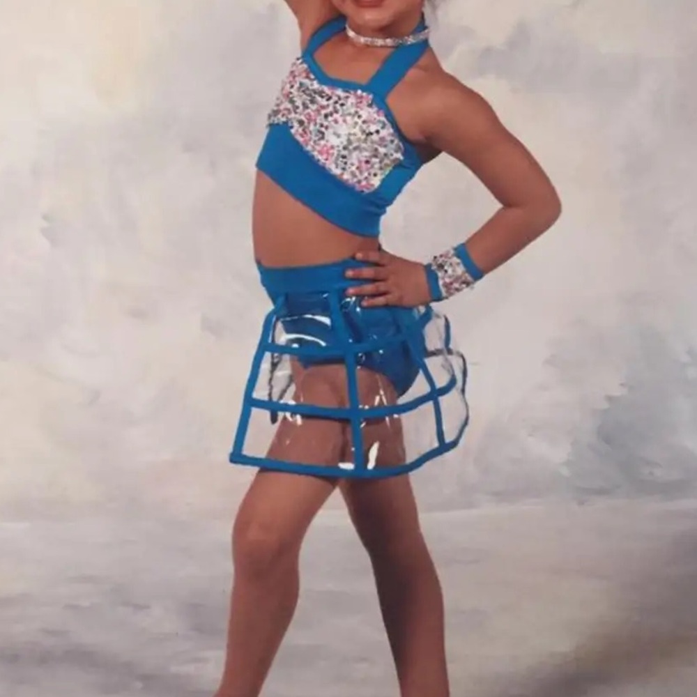 Kids Blue Dance Costume